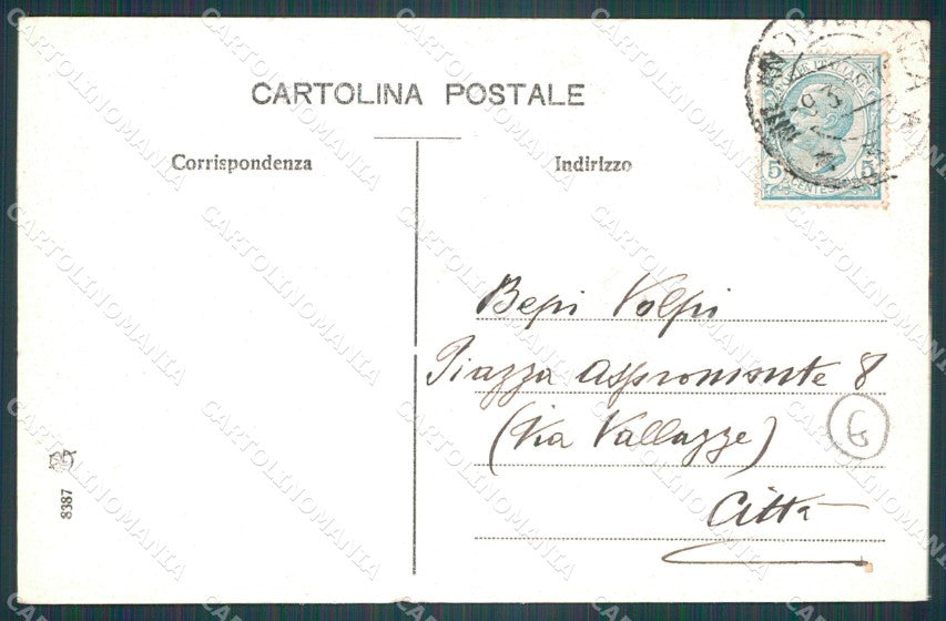 Milano Città Laghetto Porta Ticinese Barche cartolina KF3206 – retro