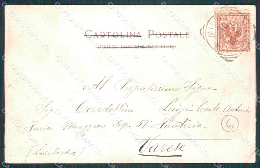 Milano Città Naviglio Grande PIEGHINE cartolina KF3211 – retro