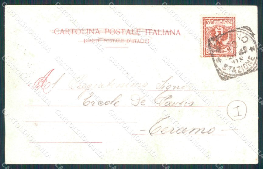 Milano Città Via Fatebenefratelli Naviglio cartolina KF3218 – retro