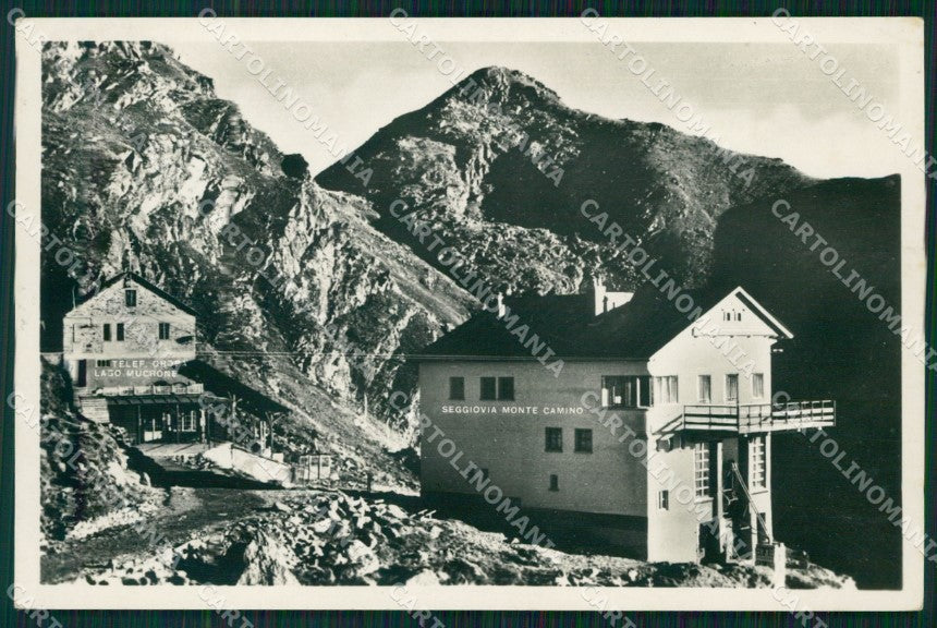 Biella Oropa Teleferica Seggiovia Lago Mucrone Foto cartolina KF3220 – fronte