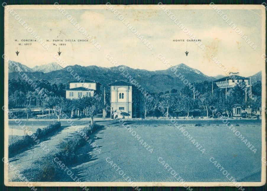 Lucca Pietrasanta Marina Fiumetto PIEGHE ANGOLINO SCOLLATO FG cartolina KF3240 – fronte