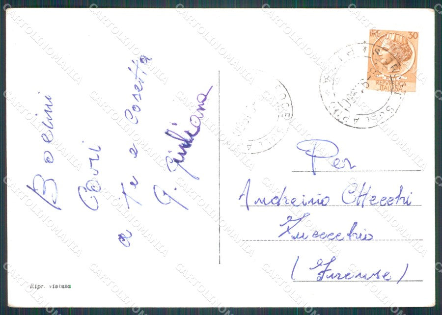 Pisa Santa Croce sull'Arno PIEGHINA Foto FG cartolina KF3259 – retro