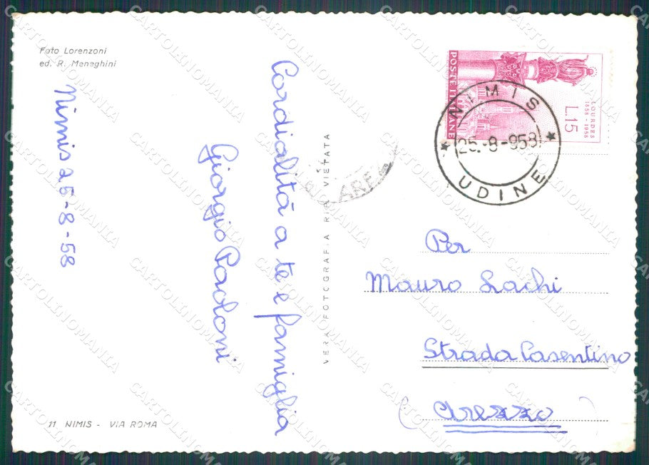 Udine Nimis Foto FG cartolina KF3285 – retro
