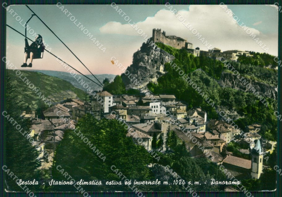 Modena Sestola Seggiovia PIEGHINE Foto FG cartolina KF3304 – fronte