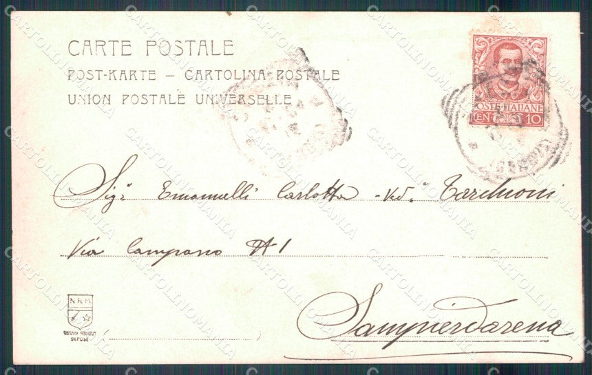 La Spezia da ospedale regia marina Foto postcard cartolina KF3322 – retro