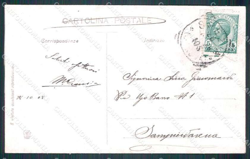 La Spezia città sommergibile Otaria Civicchioni Foto postcard cartolina KF3328 – retro