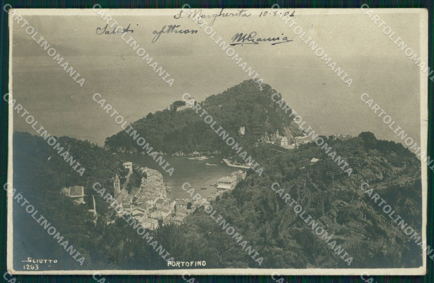 Genova Portofino Sciutto Foto postcard cartolina KF3335 – fronte