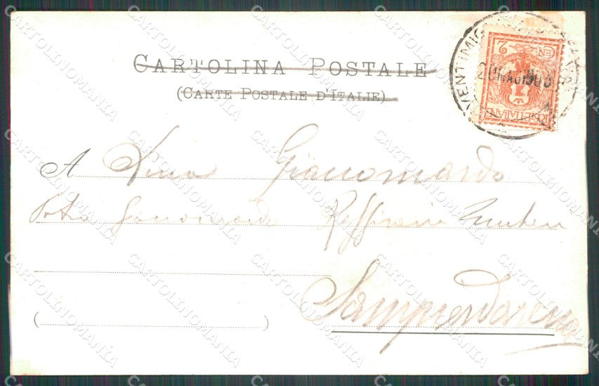Savona città piazza Giulio II postcard cartolina KF3336 – retro