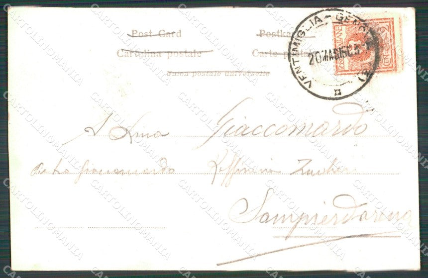 Savona città Alterocca 2998 postcard cartolina KF3337 – retro