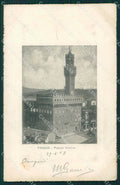 Firenze città palazzo Vecchio postcard cartolina KF3354 – fronte