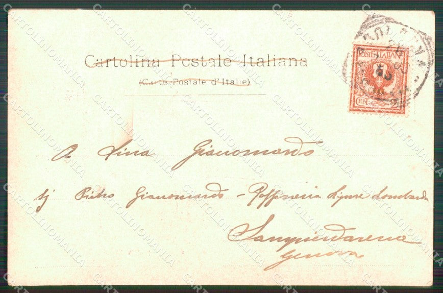 Bologna città le due torri postcard cartolina KF3372 – retro