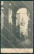 Bologna città via asse PIEGA postcard cartolina KF3373 – fronte
