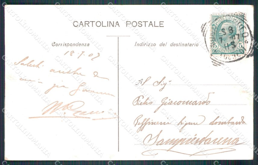 Cuneo Mondovì Piazza Maggiore postcard cartolina KF3402 – retro