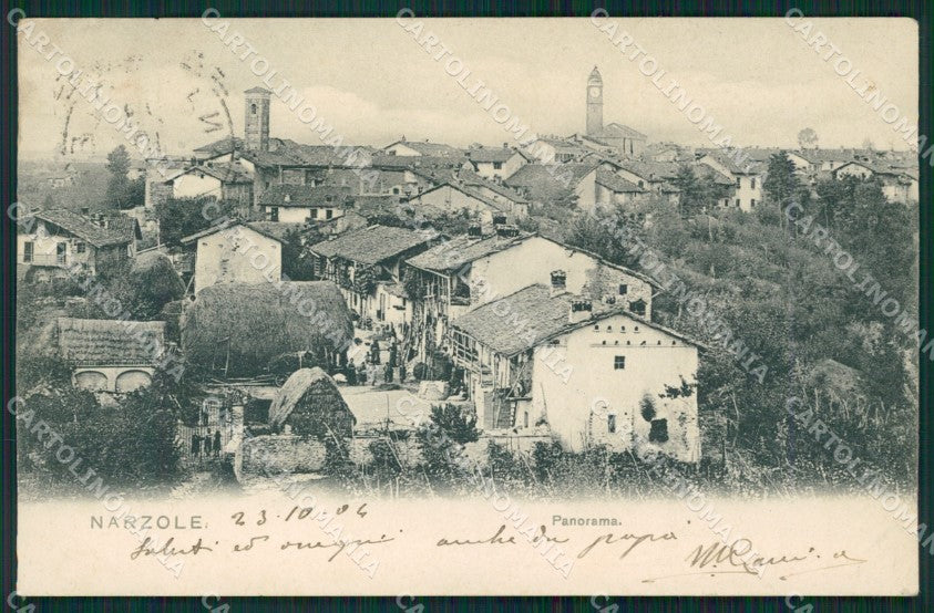 Cuneo Narzole postcard cartolina KF3408 – fronte