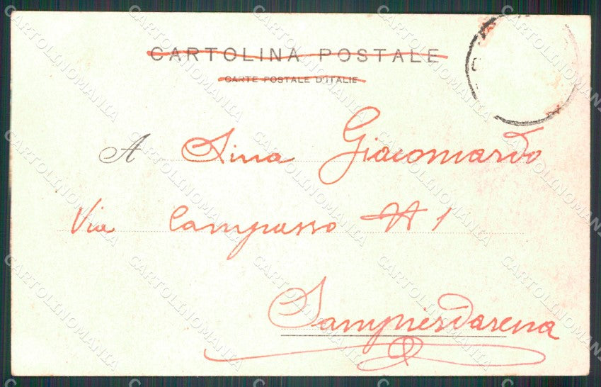 Cuneo valle Macra Acceglio Ciabriè postcard cartolina KF3416 – retro