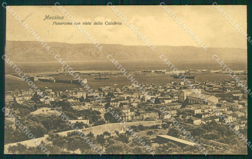 Messina città postcard cartolina KF3422 – fronte