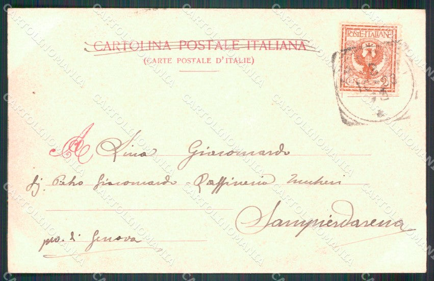 Trapani città colombaia Modiano postcard cartolina KF3432 – retro
