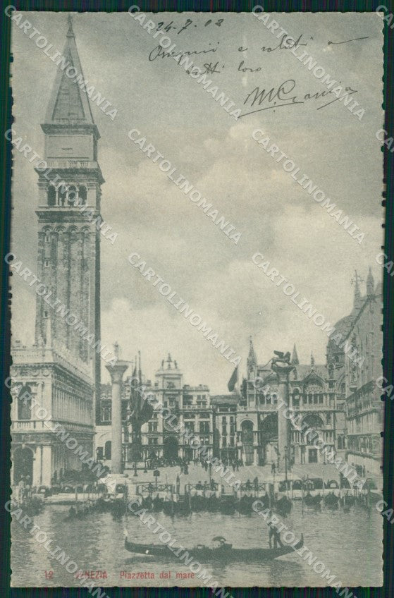 Venezia città gondola postcard cartolina KF3479 – fronte