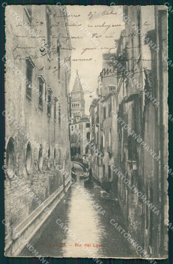 Venezia città Rio del Lovo postcard cartolina KF3485 – fronte