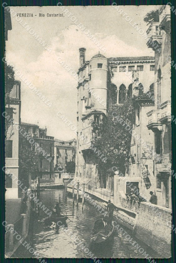Venezia città Rio Contarini postcard cartolina KF3487 – fronte