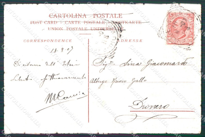 Venezia città Rio Contarini postcard cartolina KF3487 – retro