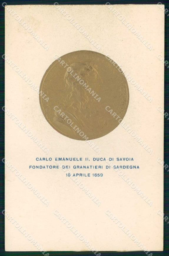 Militari Reggimentali Granatieri Sardegna Savoia Museo Storico cartolina KF3583 – fronte