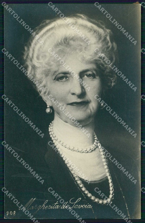 Royalty Reali Margherita Maria Teresa Giovanna di Savoia Foto cartolina KF3594 – fronte