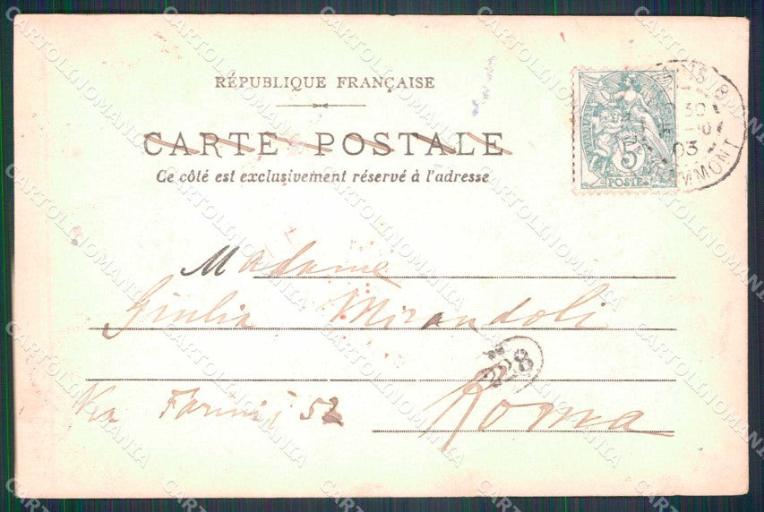Politica Vittorio Emanuele III Savoia Loubet Norwins PIEGHINE cartolina KF3615 – retro