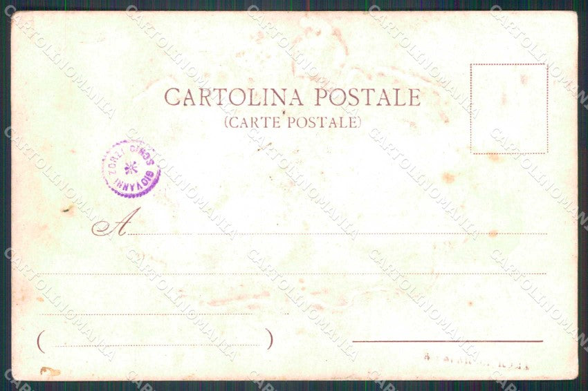 Politica Vittorio Emanuele III Loubet Francia Roma 1904 Foto cartolina KF3656 – retro