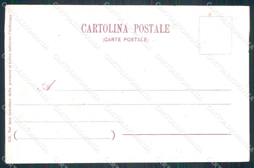 Royalty Reali Vittorio Emanuele II° Anniversario Morte Sparaci cartolina KF3660 – retro
