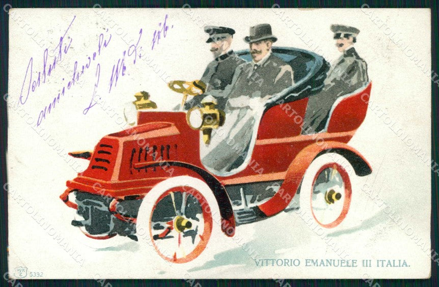 Royalty Reali Vittorio Emanuele III Savoia cartolina KF3661 – fronte
