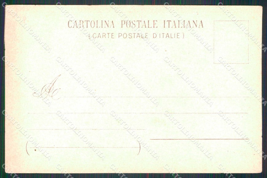 Politica Visita Loubet Italia Francia 1904 Grim cartolina KF3664 – retro