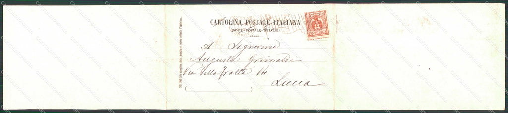 Politica Vittorio Emanuele III Loubet Roma Bersaglieri Lancieri cartolina KF3665 – retro