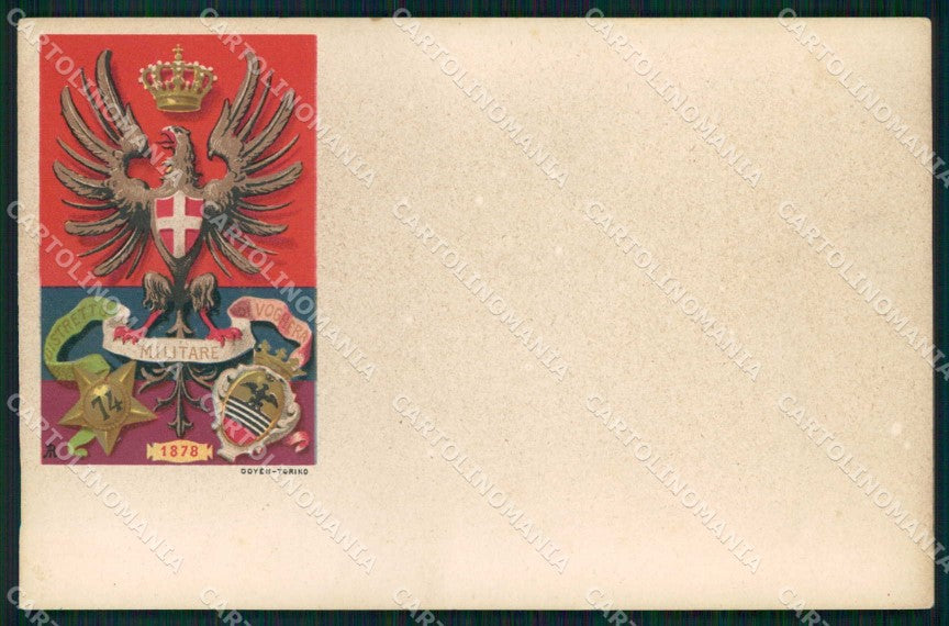 Militari Reggimentali 74° Reggimento Fanteria Distretto Voghera cartolina KF3670 – fronte