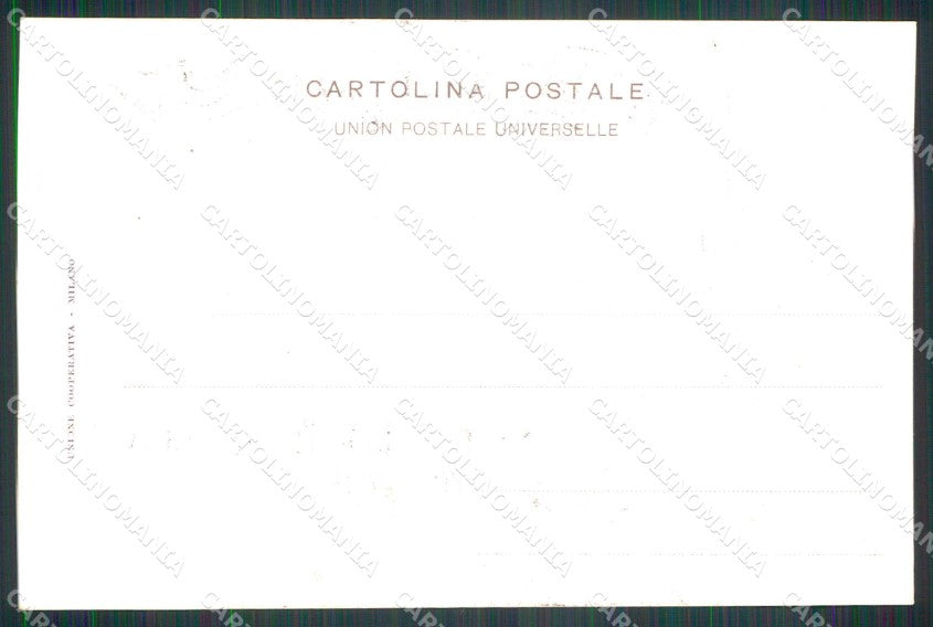 Militari Reggimentali 23° Distretto Militare Milano Treviglio cartolina KF3685 – retro