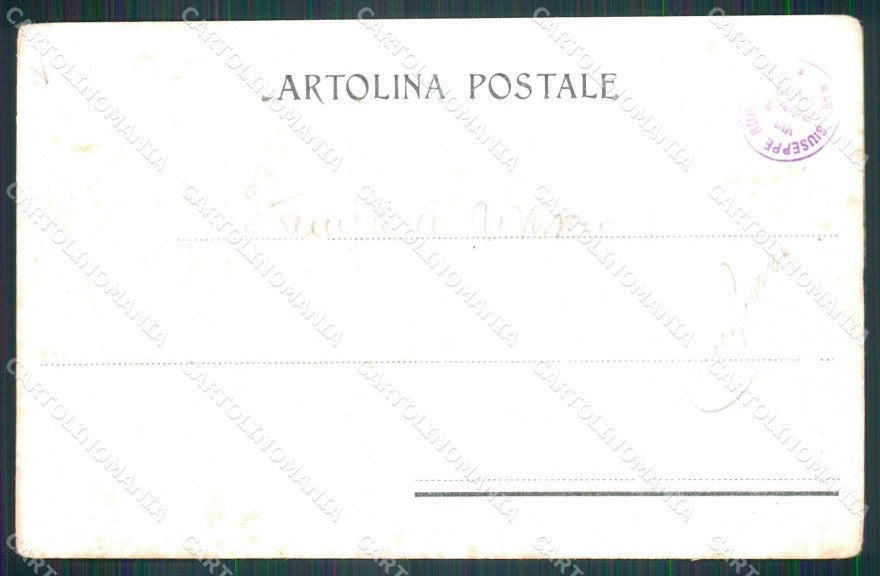 Militari Reggimentali Distretto Militare Brescia ABRASA cartolina KF3705 – retro