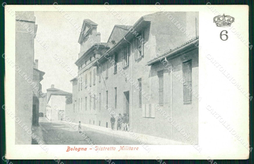 Militari Reggimentali 6° Distretto Militare Bologna cartolina KF3716 – fronte