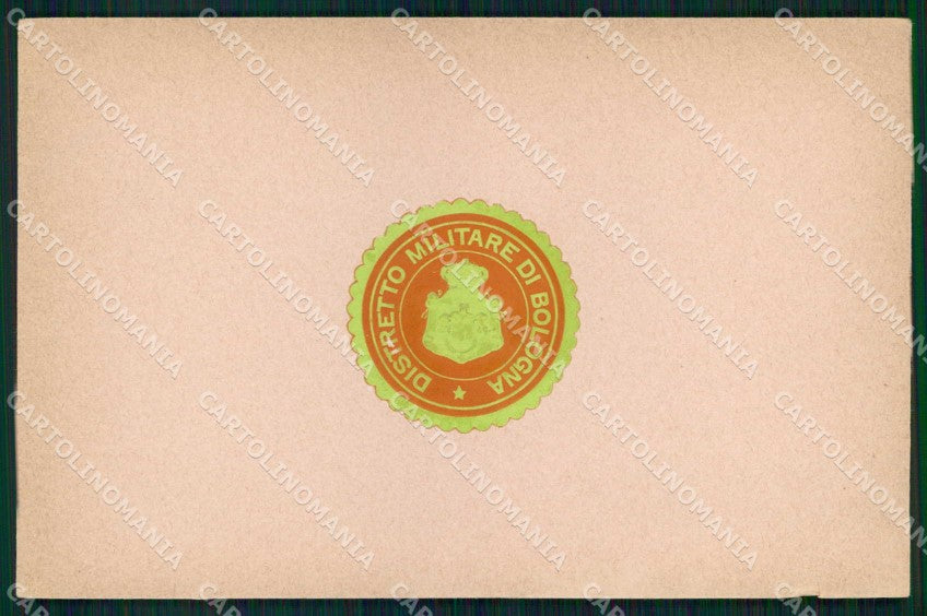 Militari Reggimentali Distretto Militare Bologna STRAPPINO cartolina KF3722 – fronte