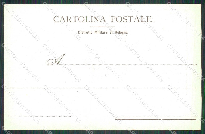 Militari Reggimentali 6° Distretto Militare Bologna cartolina KF3724 – retro