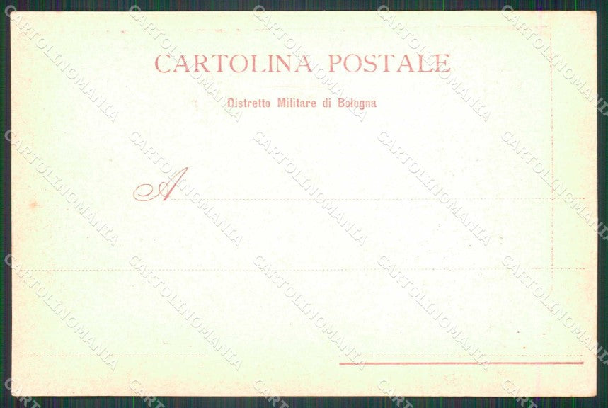 Militari Reggimentali Distretto Militare Bologna cartolina KF3732 – retro