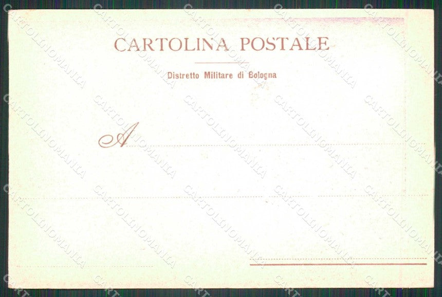 Militari Reggimentali Distretto Militare Bologna cartolina KF3735 – retro