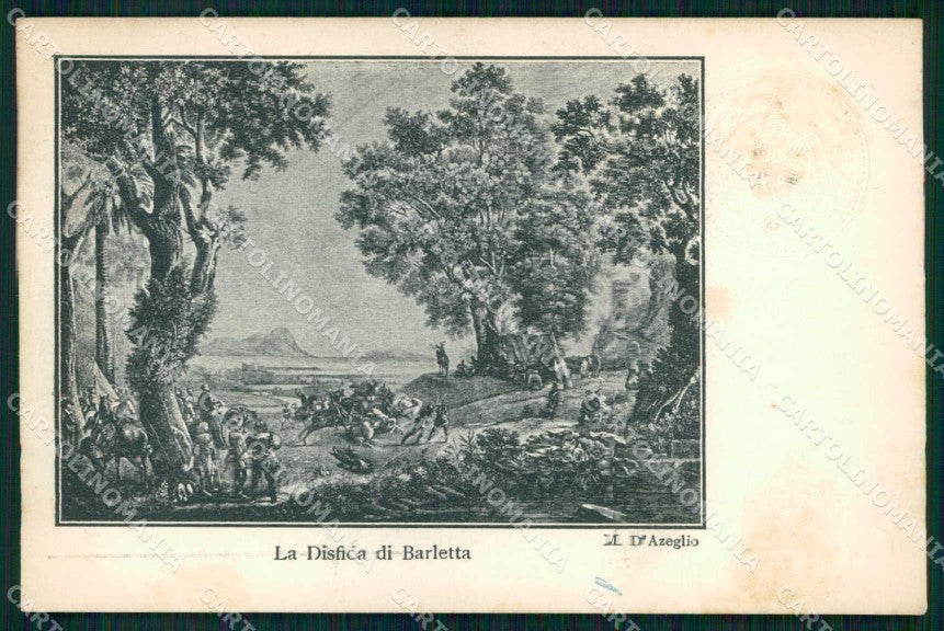 Militari Reggimentali Distretto Militare Barletta cartolina KF3740 – fronte