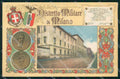 Militari Reggimentali Distretto Militare Milano Fascismo PIEGHE cartolina KF3778 – fronte