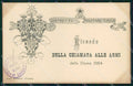 Militari Reggimentali 14° Distretto Militare Lucca Classe 1884 cartolina KF3785 – fronte