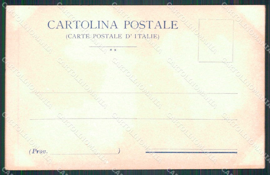 Militari Reggimentali 14° Distretto Militare Lucca Classe 1884 cartolina KF3785 – retro