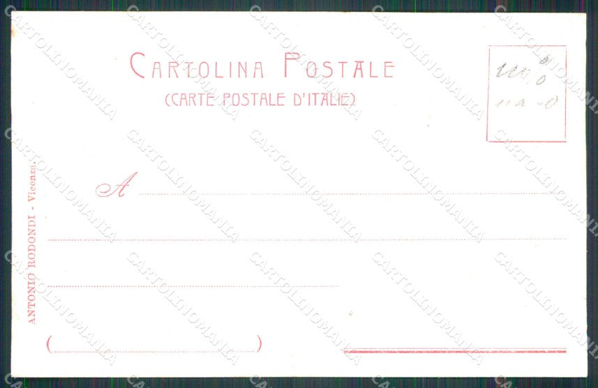 Militari Reggimentali 65° Distretto Militare Lodi cartolina KF3789 – retro