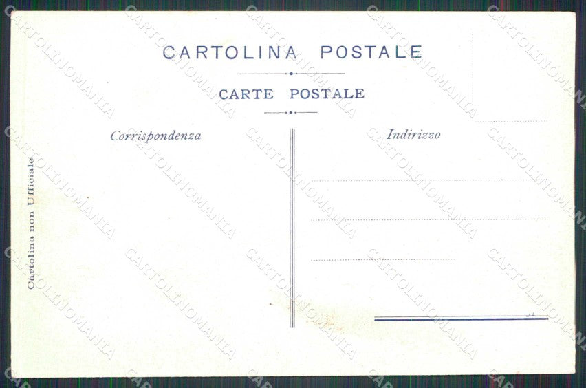 Militari Reggimentali 78° Distretto Militare Taranto Tricolore cartolina KF3844 – retro