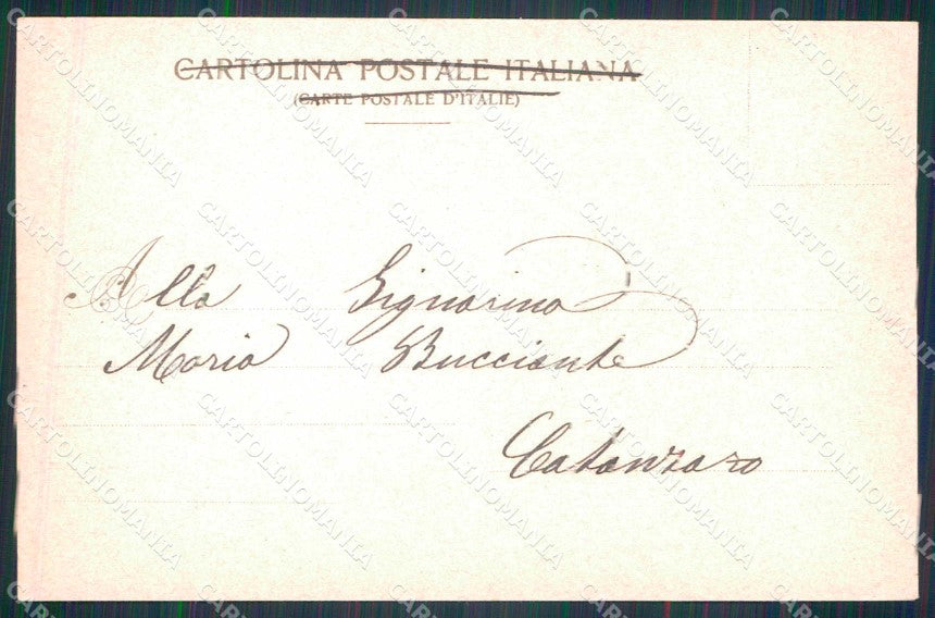 Militari Reggimentali 10° Distretto Militare Teramo cartolina KF3845 – retro