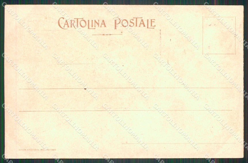Militari Reggimentali 28° Distretto Militare Treviso Tricolore cartolina KF3852 – retro