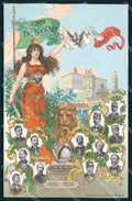 Militari Reggimentali 30° Distretto Militare Udine Tricolore cartolina KF3859 – fronte